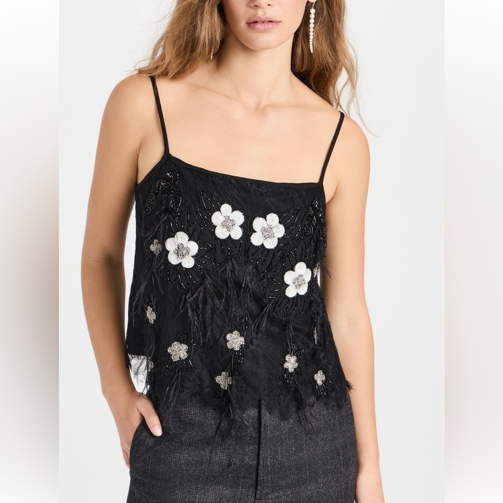 Sea NY Bethany Lace Tank Top